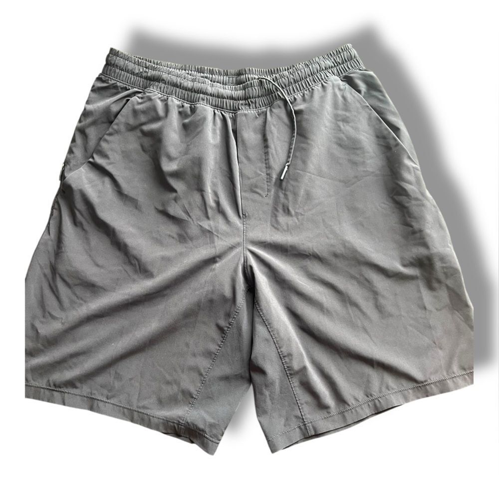 Lululemon BLACK Pace Breaker Short 9"Liner Size Large Pockets Drawstring Casual - Picture 2 of 10